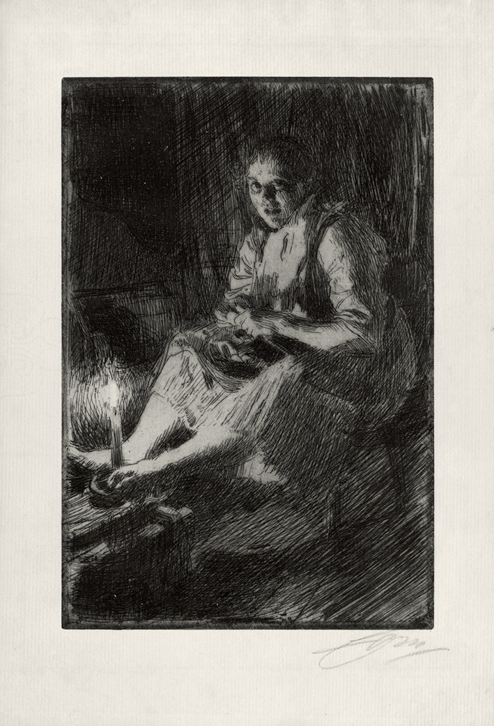  安德斯·莱奥纳德·佐恩 Anders Leonard Zorn —— 佐恩(素描) (19)